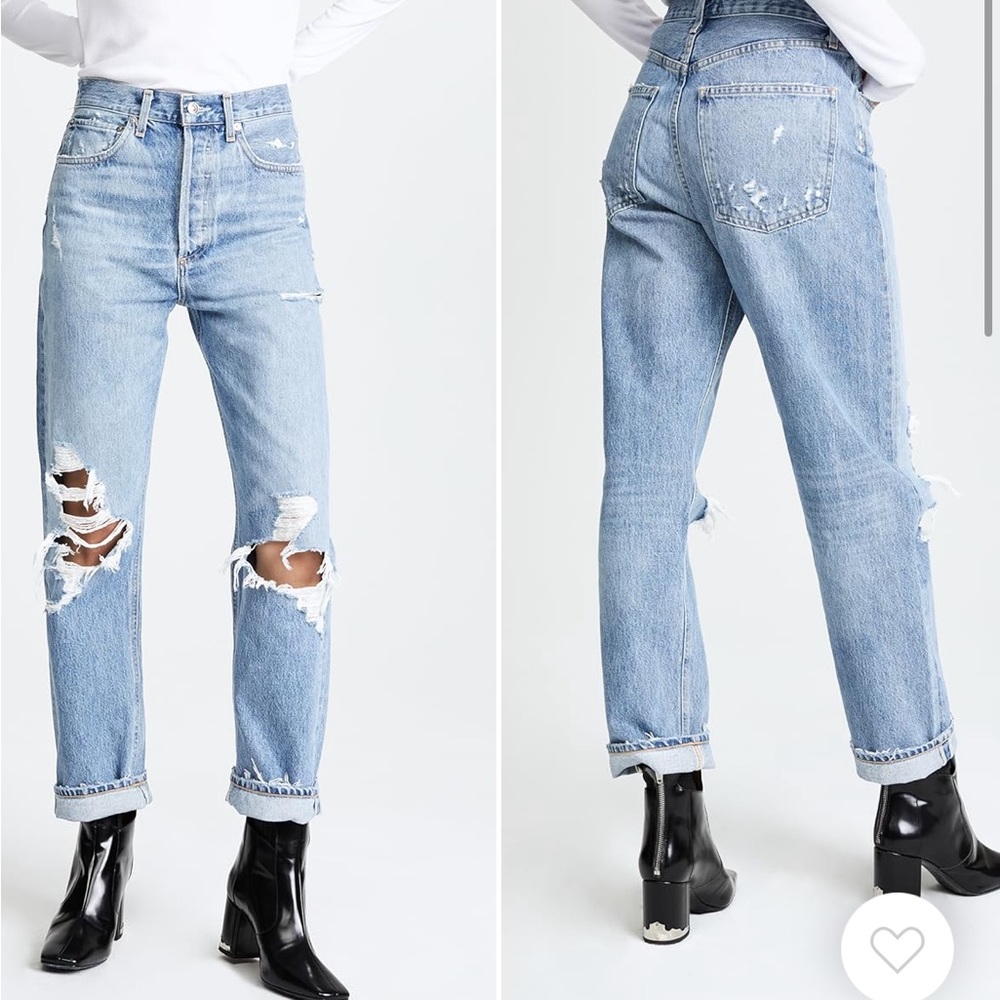 Agolde 90’s mid rise straight fit jeans